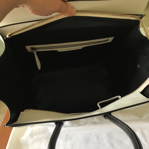 Celine Mini Luggage Smooth Leather Black & White - Picture 5 of 7